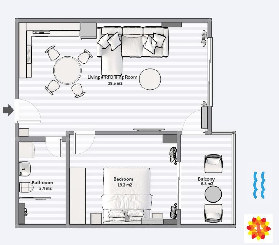 Vista View Comfort Саранде Екстериор снимка
